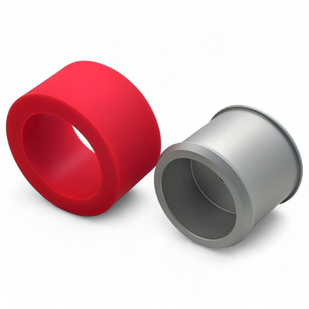 Silicone Robot wheel and aluminum frame