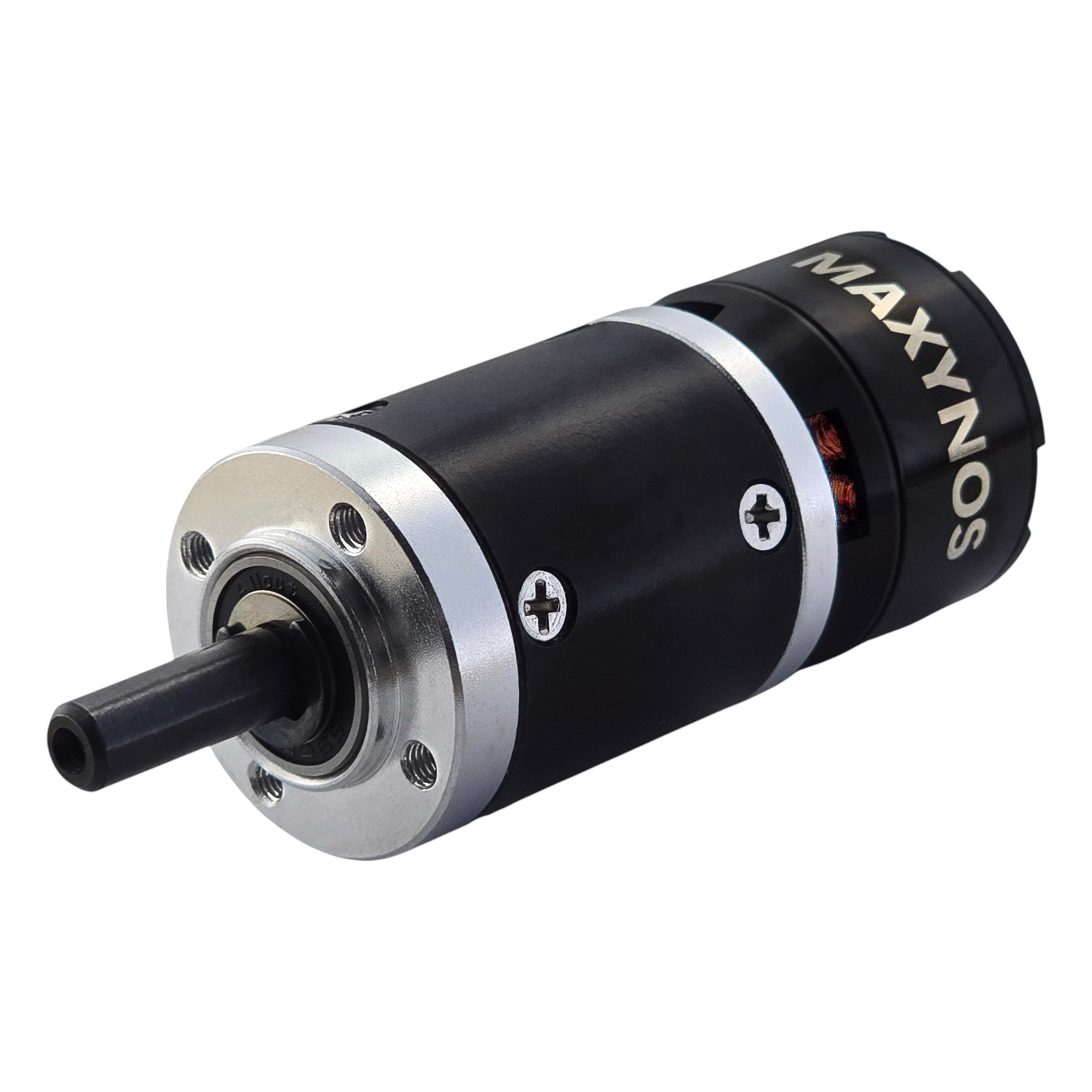 thor 2826 Black and silver motor with 'MAXYNOS' branding on a white background