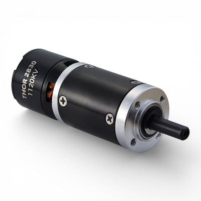 MAXYNOS THOR 2830 1120KV brushless planetary gear motor optimized for fast robotic drive and mobility systems
